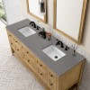 Breckenridge 72" Double Light Natural Oak (Vanity Only Pricing)